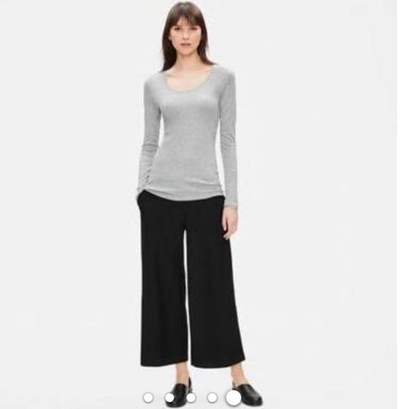 Eileen Fisher Tops - EILEEN FISHER scoop neck long sleeve tee